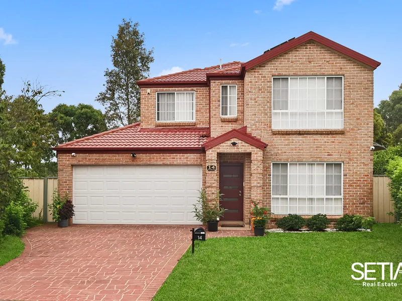 Beautiful family home with solar panel system