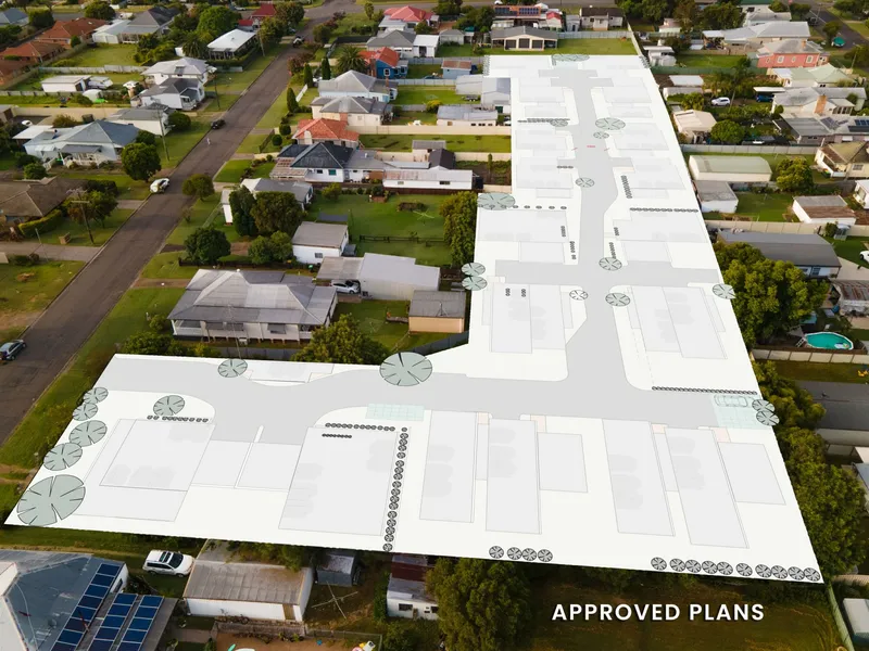 19 Townhouse DA Approved Development Site