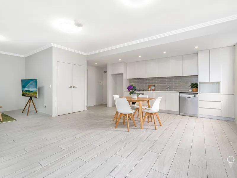 94 SQM: Freshly Updated, First Floor, Quiet Corner Position in a Secluded Boutique Block