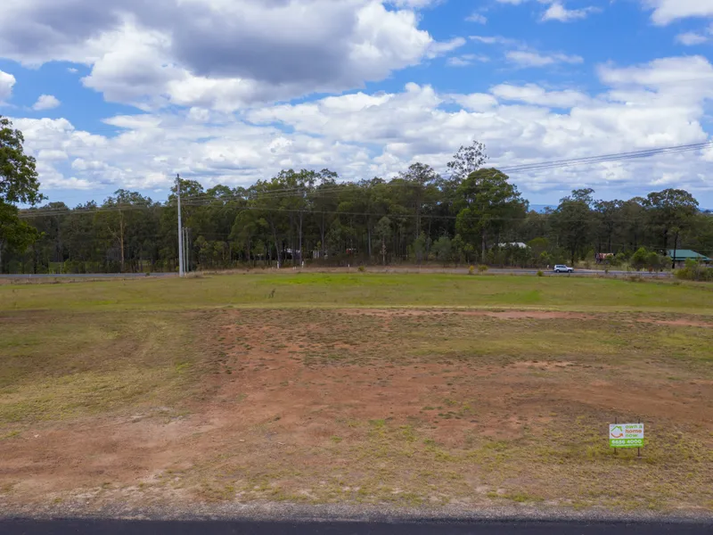 Set high on the top of the Estate, with building pad ready!