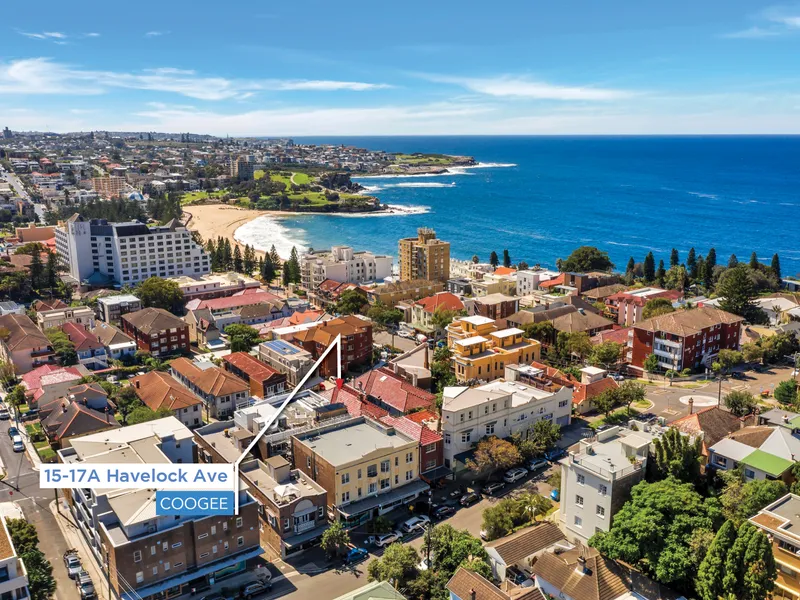 ONE BEDROOM + STUDY JUST 200 METRES TO COOGEE BEACH