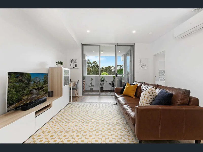 Sun-filled Luxury Apartment with Parking & Open Park View | One Bedroom + Study Room