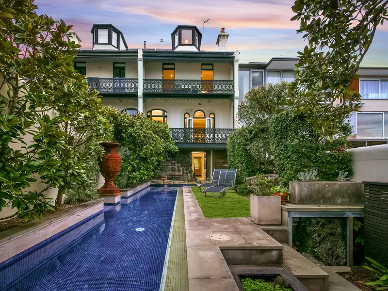 Luxury harbourfront home with pool