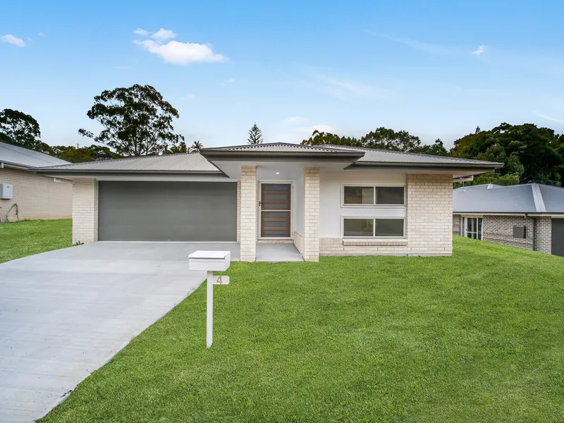 Brand new four bedroom home now available