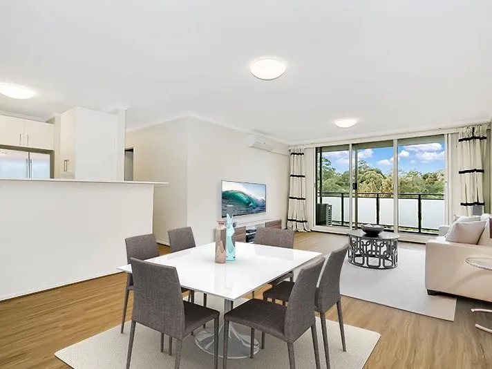 Elevated position with views to Moore Park
