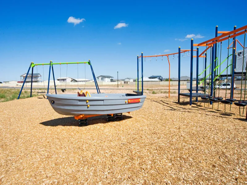 NOW $115,000.00 816m2 - 22.04m frontage large rectangular level allotment ideal for a permanent home overlooking the large reserve and the playground 