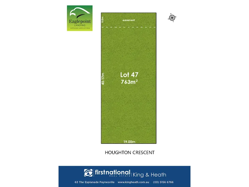 NORTH FACING TO RESERVE