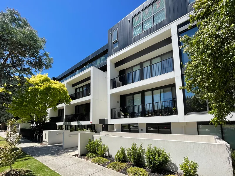 Modern two bed one bath apartment with large balcony