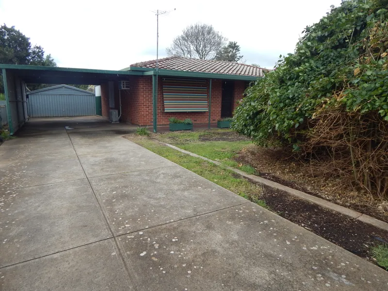 4 bedrooms plus study, carport and garage