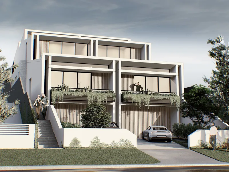 Duplex site with CDC approved plans for Dual occupancy ready