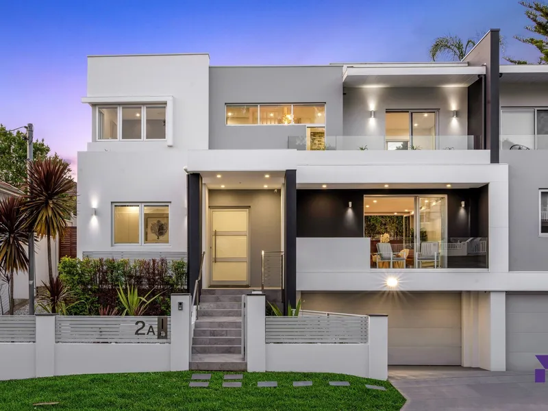 Luxury Three story residence sets a new benchmark in architectural excellence in sought after pocket