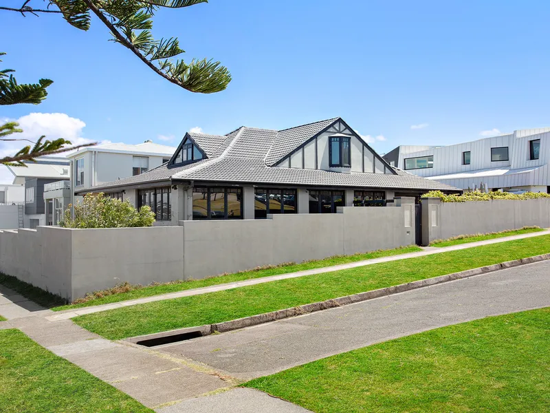 Packed with potential literally steps from door to shore