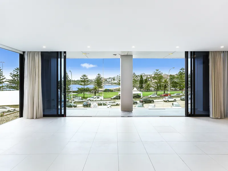 Take Center Stage In This Luxurious Apartment With An Expansive Balcony - Directly Across From Bondi Beach