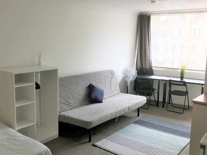Furnished Studio Apartment- 5 min walk to Kings Cross Train Station and 10 minutes to the City.  Walk to shops and proximity to summer beaches.