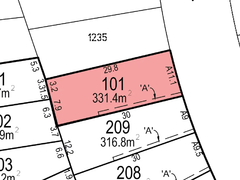 331 sqm land located at the best location in Marsden Park