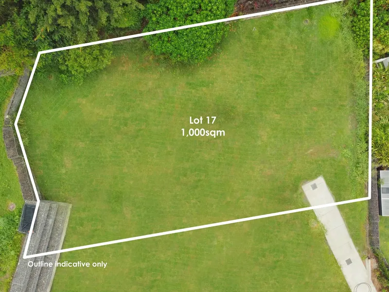Quarter acre of level land