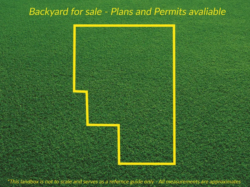 Backyard With Plans & Permits!