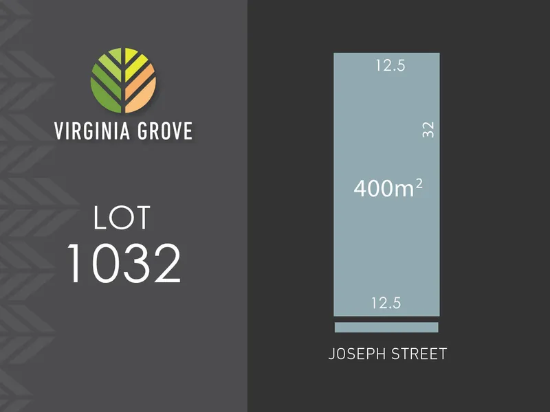 Lot 1032 - Close to Parks, Play Spaces and Fitness Trails – Available Now