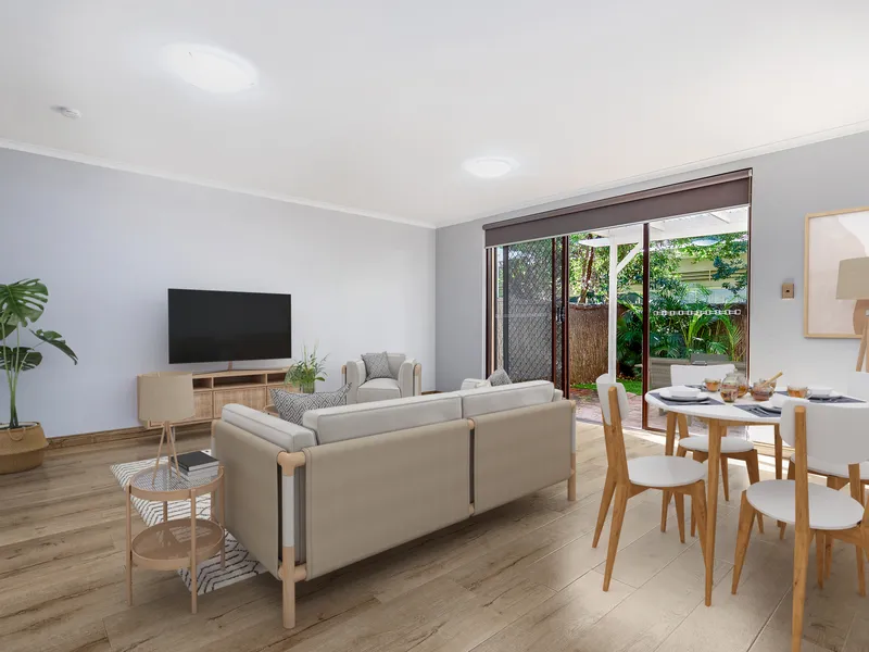 Quiet tucked away townhouse, substantial and easy care