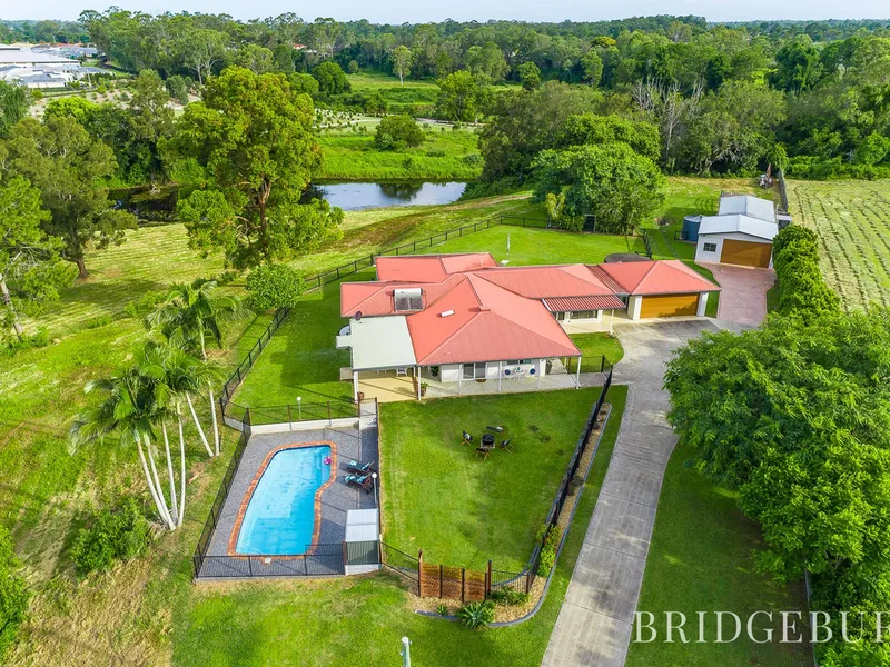 LIVE, INVEST OR DEVELOP, THE CHOICE IS YOURS, WITH THE ULTIMATE RIVERSIDE PARADISE ON OVER 2HA IN THE HEART OF BELLMERE