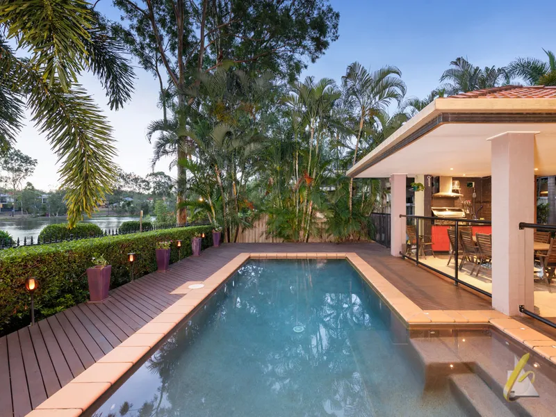 A Resort style living with uninterrupted water views 