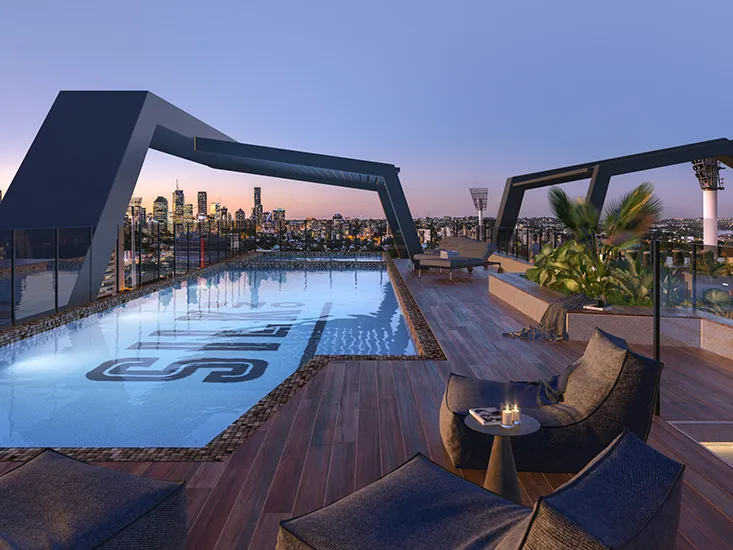 Silk One - Brand New Two Bedroom Unit with the Best Views into the Gabba and the City-Pet Friendly