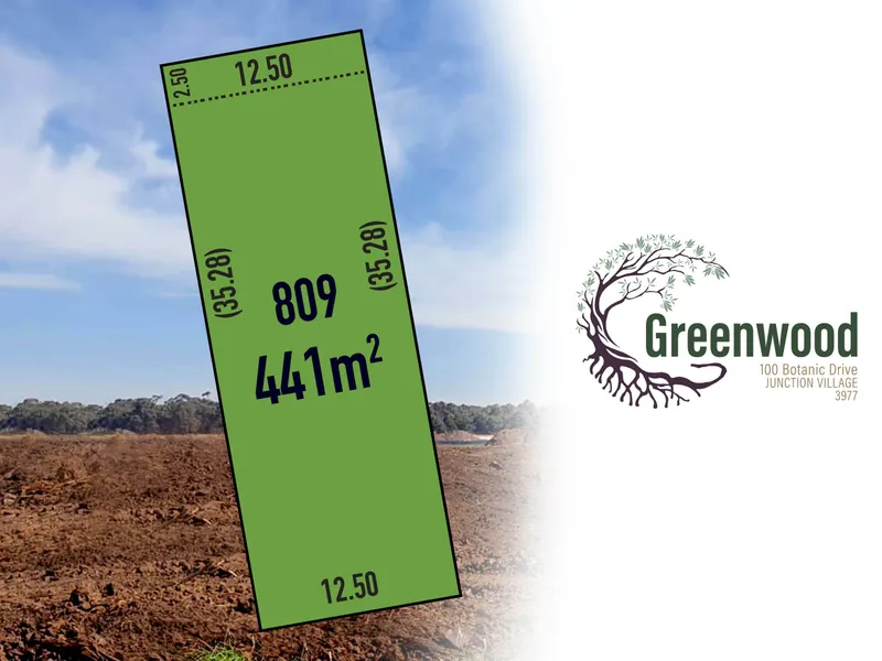 TITLED LAND for Sale at Greenwood Estate. Live Close to the Royal Botanic Gardens Cranbourne.
