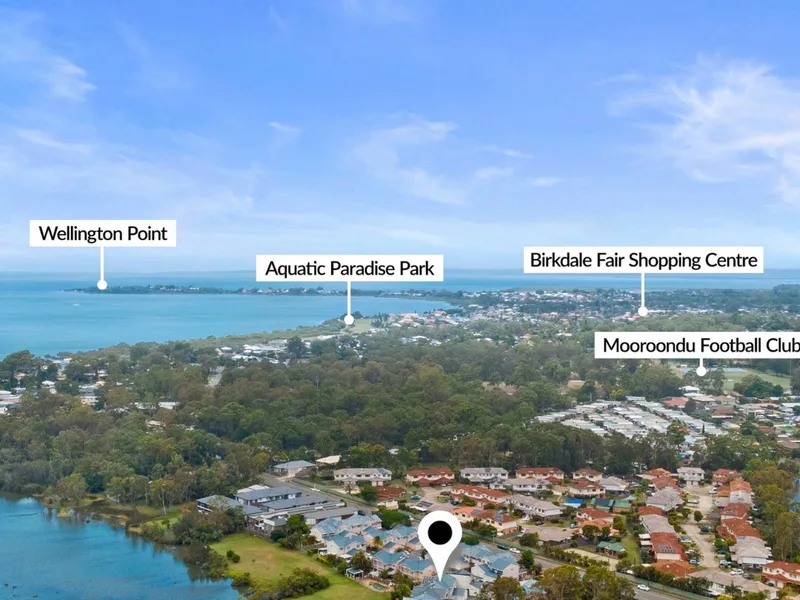 Renovated townhouse with views of the complex pool