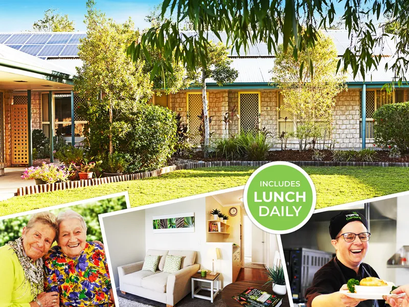 Rental in Retirement Community - Single Unit with Lunch Daily.