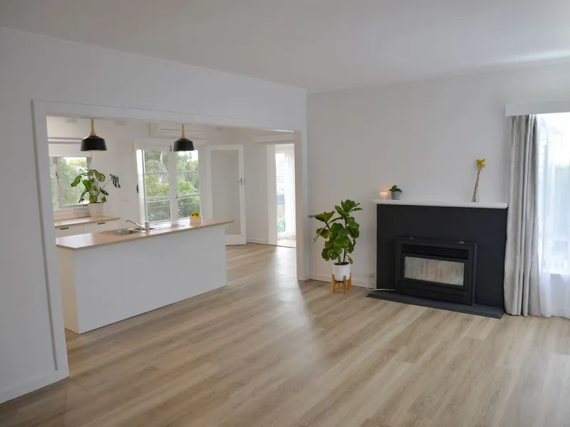 Large mid-century modern house in the leafy green eastern suburbs with a pool