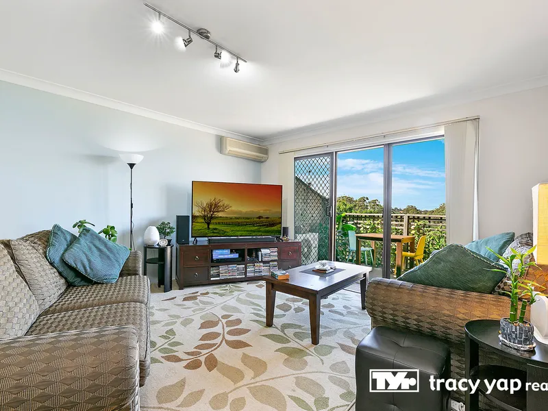 Total size 116m2 with two balconies, rare find two bedroom unit in quiet location