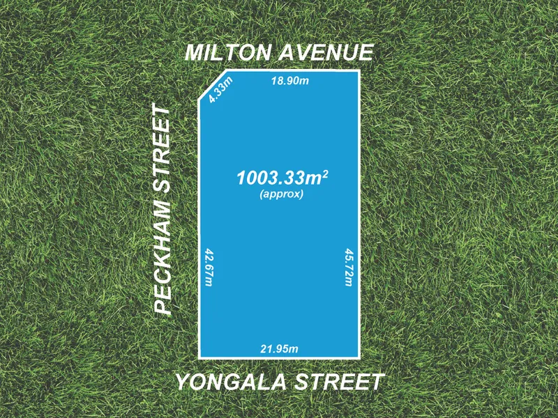 3 Street Frontages with 1,003 sqm in Poets' Corner