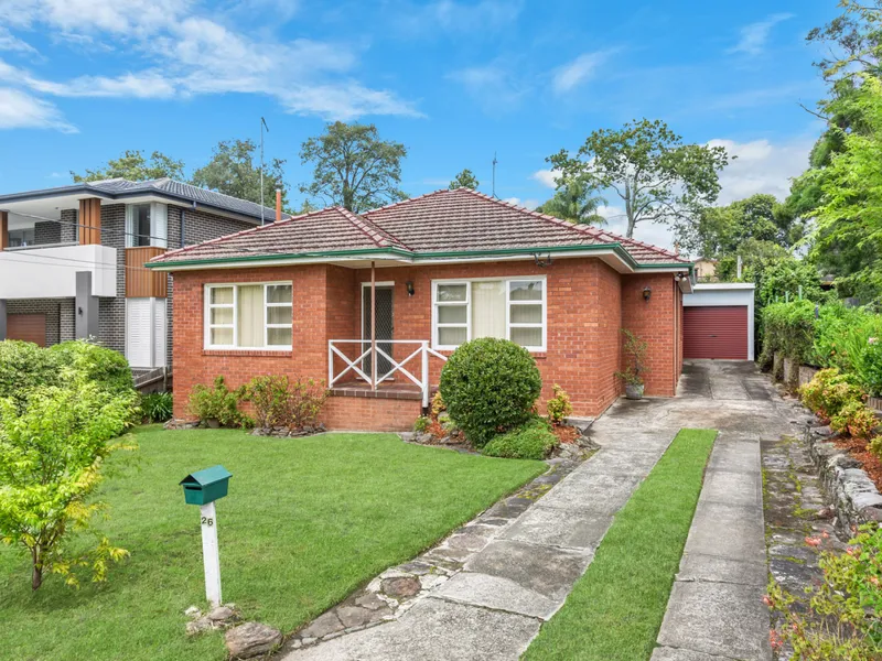 Tightly held home in a prime location close to schools and rail