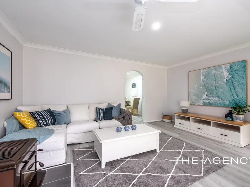 newly renovated 3 x 1 duplex in a cul de sac location next to parkland in Carine