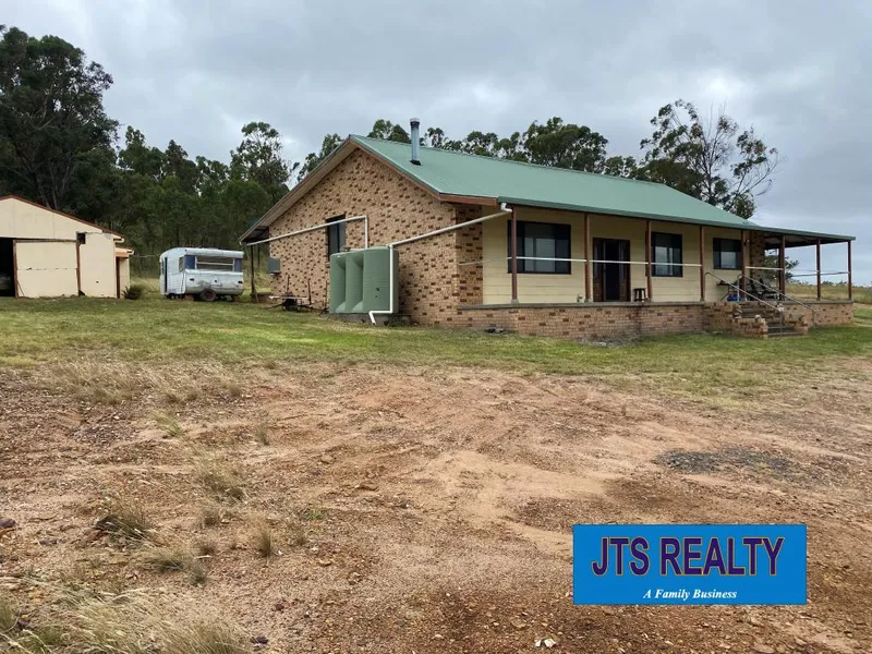 110 Acres with a Big Home 