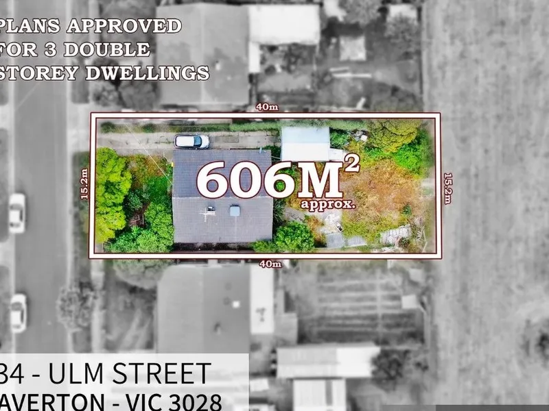 Plans Approved For 3 Double Storey Townhouse