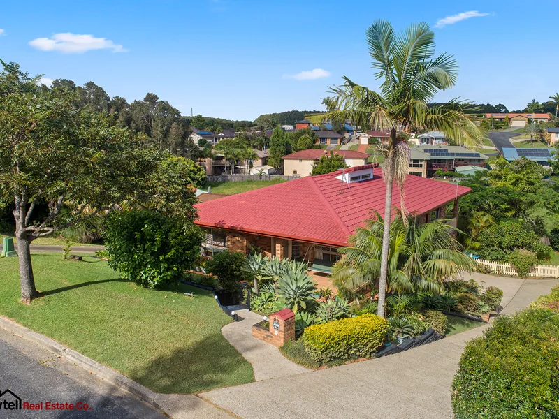 Solid, well-built brick veneer home on family size block.