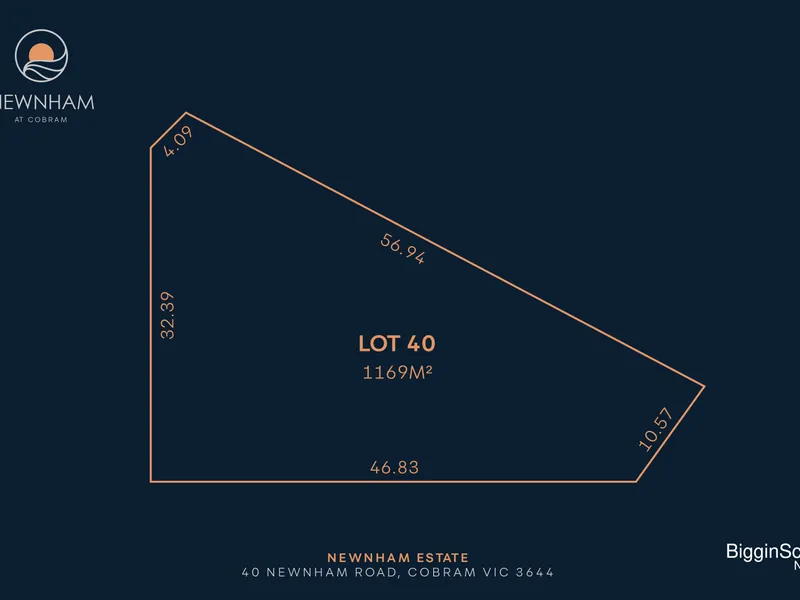 Land opportunity in upcoming regional town: Cobram.