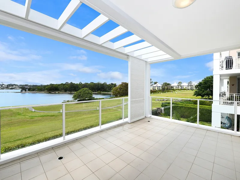 Luxurious waterfront three-bedroom + study with blissful views