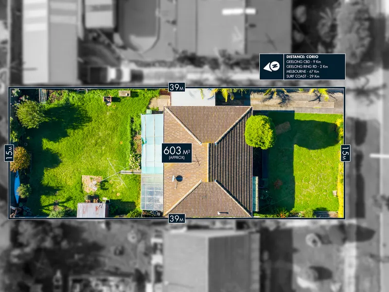 Endless potential on 603m2 (approx.) of land.