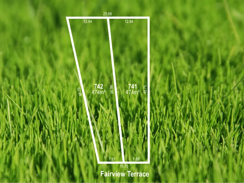 Block's Size  474m2* each ,  Two LARGE blocks with views from the back yards be quick