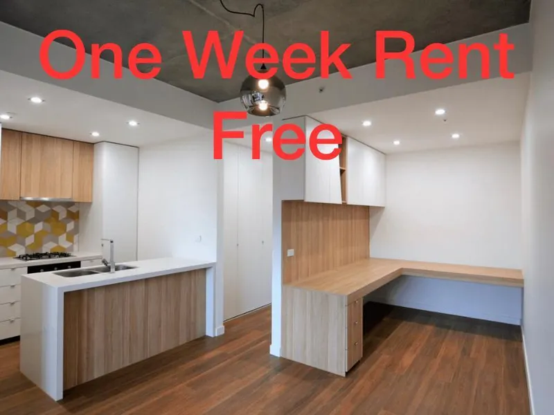 One Week Free -- Spacious ONE-Bedroom plus study Apartment at the Heart of Footscray!