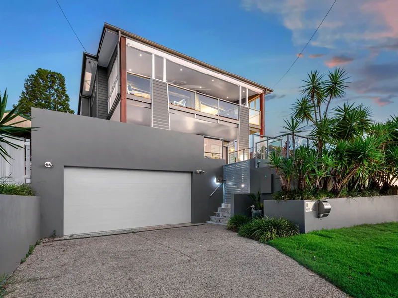 Architectural Residence with City and Mountain Views