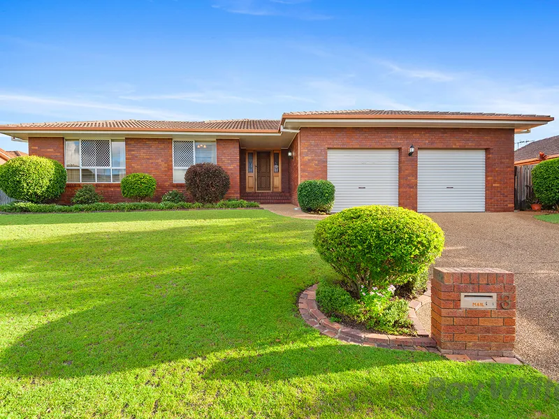 Enormous lowset home & first time offered to the market!