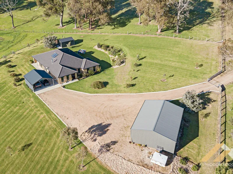 GREAT HOUSE, GREAT VIEWS, GREAT SHEDDING