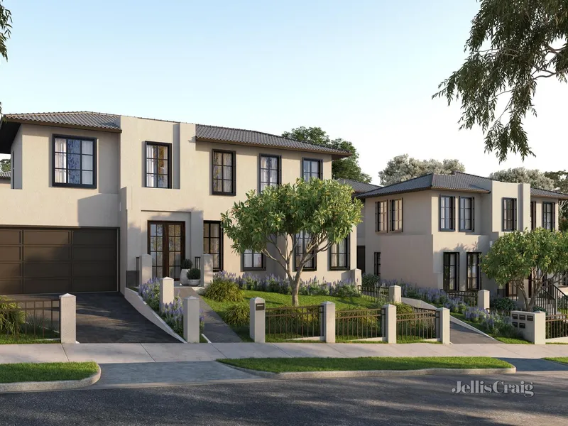 Brand new off the plan townhouse with frontage