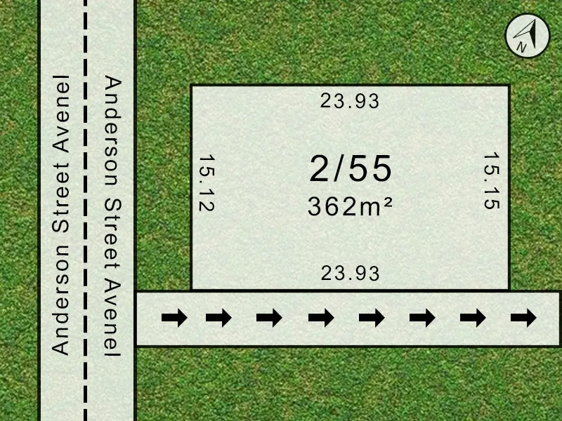 362 m2 MANAGEABLE, FLAT, READY TO BUILD ON