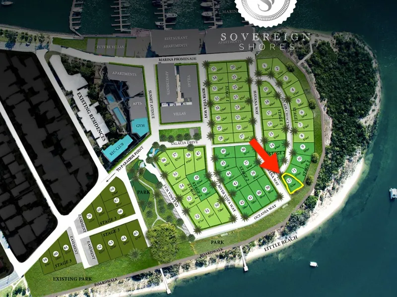 ULTIMATE BEACHFRONT – SOVEREIGN SHORES - COME AND BUILD YOUR DREAM HOME