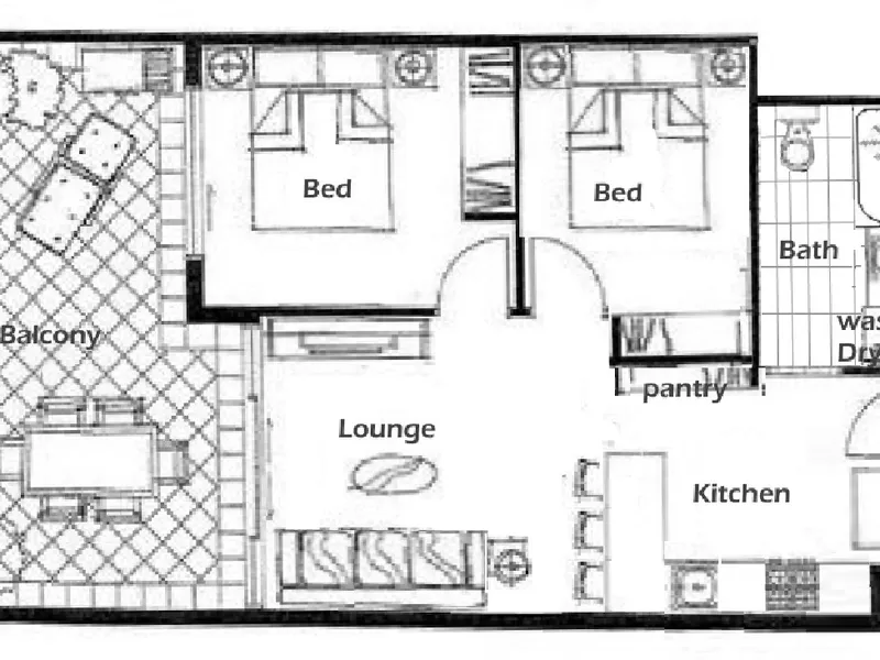 Newly renovated stylish 2 bdrm unit near to city centre