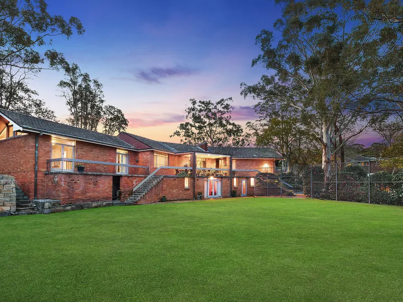 Double brick family residence set over two titles